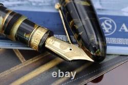 ASC Ogiva Black Lucens Celluloid Special Order 1/1 Fountain Pen DIPPED