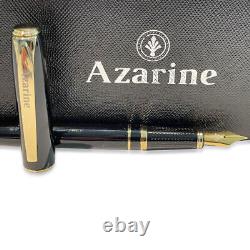 Azarine Panther Fountain Pen with Snap Closure Durable Ecofriendly Black