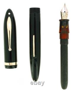 Circa 1938 Sheaffer Jet Black Oversize Balance Fountain Pen Restored