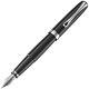 Diplomat Excellence A2 Black Lacquer With Chrome Trim Fountain Pen, Extra Fine