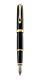 Diplomat Excellence A2 Black Lacquer With Gold Trim 14k Fountain Pen, Broad Nib