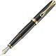Diplomat Excellence A2 Trim Fountain Pen 14ct Extra Fine Nib Black Lacquer