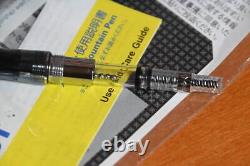 Japanese Fountain Pen Custom 74 Transparent Black Nib