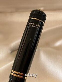Kaweco Dia 2 Pen Fountain Pen Black Gold Tip (M) Cartridge Vintage
