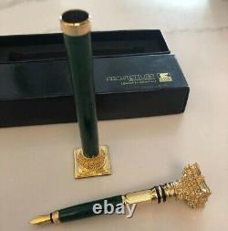 Lace Lady Architettura Standing Desk Fountain Pen Malachite WithBox New Ink Refill