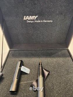 Lamy IMPORIUM Fountain Pen Black/Black Medium NIB (Gold) New
