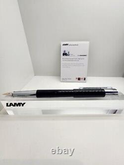 Lamy Scala Fountain Pen Piano Black Ex Fine Nib (Gold) New
