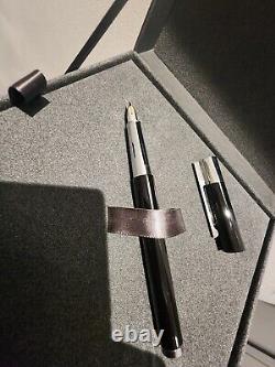 Lamy Scala Fountain Pen Piano Black Ex Fine Nib (Gold) New