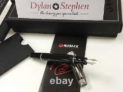 Marlen One black marbled fountain pen NEW + boxes