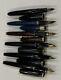 Montblanc Waterman Parker Schaefer Fountain Pens With 14k 18k Gold Nibs Lot Of 6