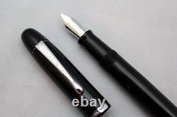 Noodlers Black Ebonite Neponset Piston Fill Fountain Pen Flex Nib