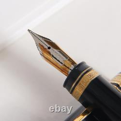 Omas 360 Black & Gold Fountain Pen Preowned