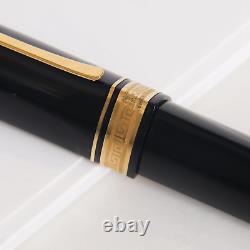 Omas 360 Black & Gold Fountain Pen Preowned