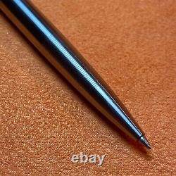 PLATINUM Twin Set / Stainless Fountain Pen & Ballpoint Pen / Made in Japan / NOS