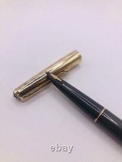 Parker 61 Heirloom Fountain Pen Grey 14ct Gold Medium Nib Boxed England