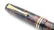 Parker Senior Duofold Pen In Red And Black Marble 14k Medium Nib Made In Canada