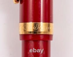 Platinum Fountain Pen 3776 Burgundy Wine Red 14K Gold Medium Mint NOS