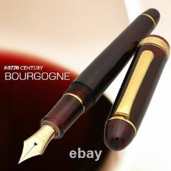 Platinum New #3776 CENTURY Fountain Pen Bourgogne Medium Nib PNB-15000#71-3