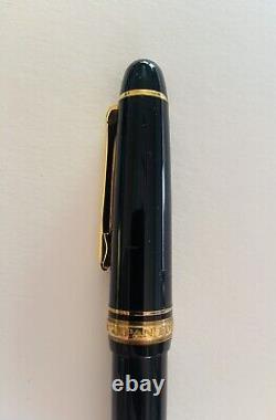 Sailor 1911S Black Gold Trim H-MF 14K Nib With Sailor Converter And Pen Pouch