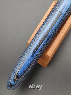 Sailor Fountain Pen Pr It 21 Premium Wood Shaft Yosegi Work Blue Black Gray