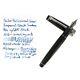 Sailor Imperial Black Professional Gear 21k Zoom Nib Fountain Pen