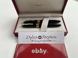 Sheaffer Imperial 3 black and gold fountain pen + rollerball pen set + box