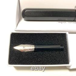 Stilform Fountain Pen INK Aluminium Warp Black Steel Nib M without converter/New