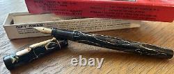 Swan leverless L 205/47 black and gold mosaic fountain pen