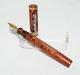 Vintage Swan E 644 B Red And Black Hard Rubber Fountain Pen 14ct Gold No. 6 Nib