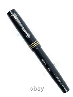 'Big Ben BENCO 62 et 65 Lot de 5 stylos-plume noirs danois complet du Danemark BF'