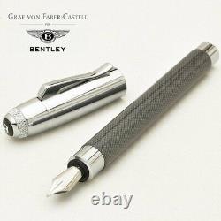 Stylo-plume FABER-CASTELL 14170 F/M/B Bentley Tungsten NEUF EMS