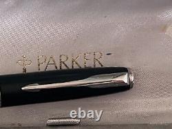 Stylo-plume Parker Pen Sonnet France 3 ans encre noire 1990 boîte de marquage