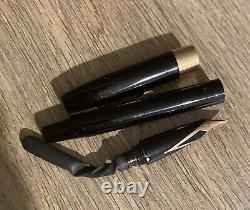 Stylo-plume SHEAFFER Imperial Noir Vintage avec plume en or 14 carats - Écriture authentique