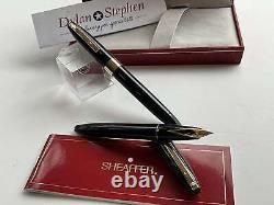 Stylo plume Sheaffer Imperial 3 noir et or + ensemble stylo à bille + boîte