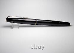 Stylo-plume Vintage Montblanc 320 noir - Plume en or 14 carats BB - Allemagne 1971-1973