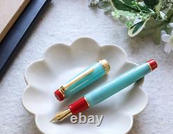 Stylo-plume WANCHER × SAILOR IMARI avec assiette en porcelaine japonaise 21K F LIMITED