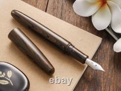 Stylo-plume Wancher Dream Fountain Pen TRUE EBONITE MARBLE BROWN, Stylo de calligraphie