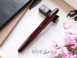 Stylo-plume Wancher Dream Fountain Pen TRUE URUSHI AKA TAMENURI, stylo de calligraphie.