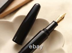 Stylo-plume Wancher Dream TRUE EBONITE SILK BLACK, stylo de calligraphie