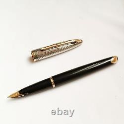 Stylo plume Waterman Carene, noir de luxe avec plume en or 18 carats