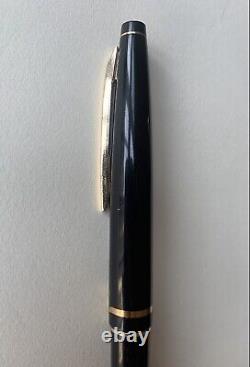Stylo-plume de poche Sailor 21K avec pointe fine, garniture en or noir et cartouches d'encre Shikiori Yodaki