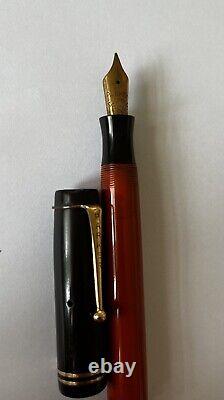 Stylo-plume vintage Parker Duofold orange GRAND 5 1/2 authentique