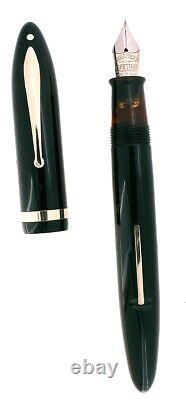 Vers 1938 Sheaffer Jet Black Oversize Balance Fountain Pen Restauré